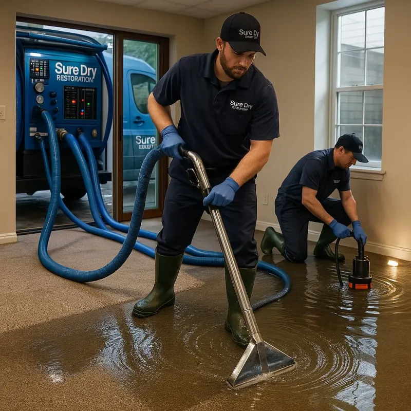 Water Extraction and Removal process in North Hollywood, CA